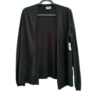 NWT Old Navy Women's Dark Green Cardigan Size Large